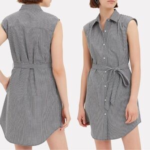 Frame Classic Black and White Checkered Dress